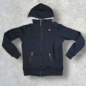 Nike Activewear Full Zip Jacket Youth Size XL 16-18 Gray Sherpa Lined Hooded